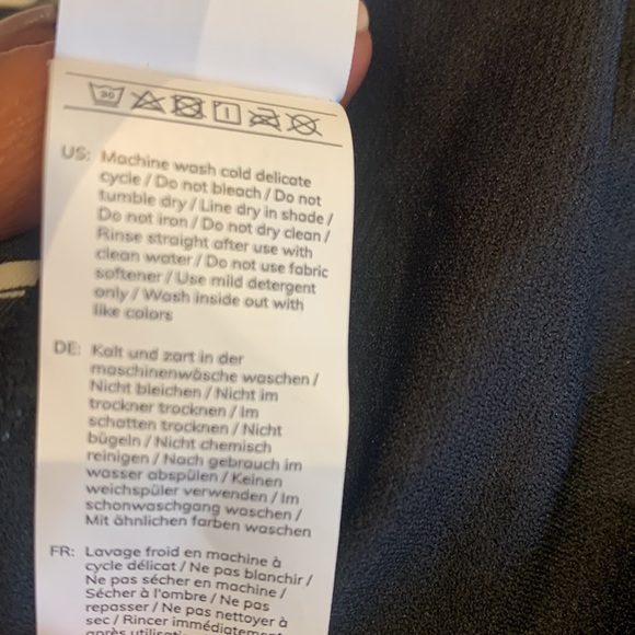 Glowbeam 1 Piece Ruched Black and White Swimsuit Size 1X Tummy Control NWT - Picture 12 of 15